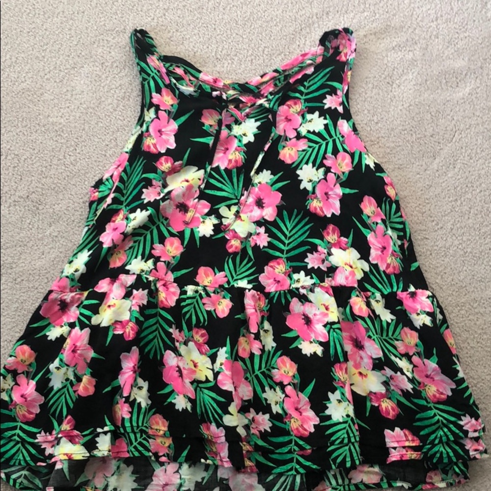 flower hawaiian tank from justice